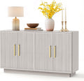 55in Modern Fluted Sideboard Buffet Cabinet