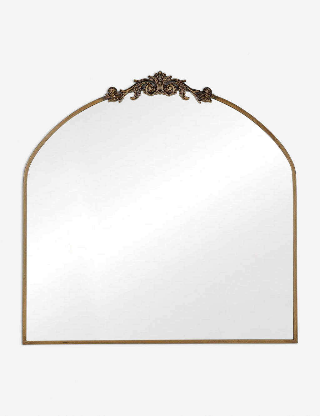 Tulca Ornate Arched Wall Mirror — Gold — product view 2