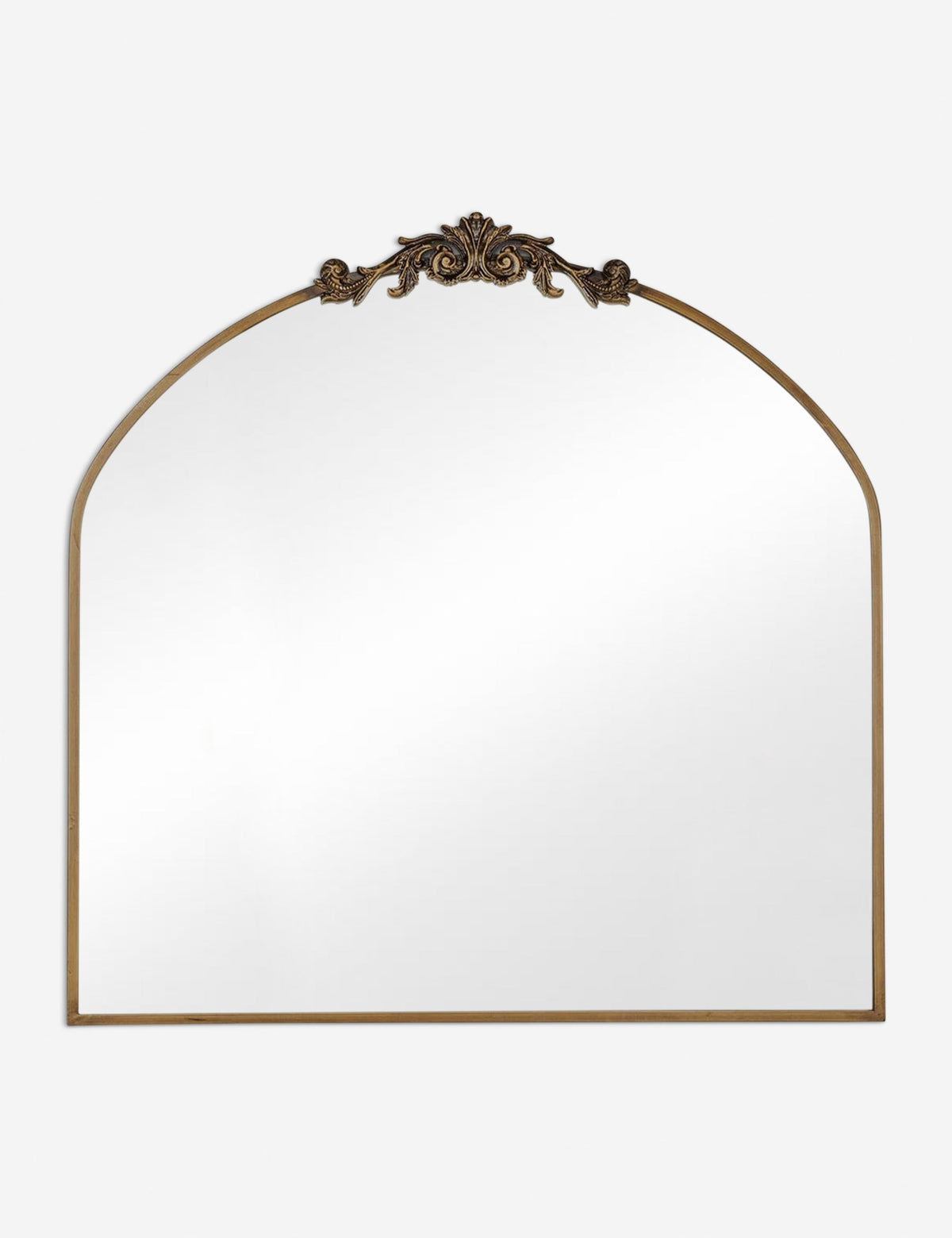 Tulca Ornate Arched Wall Mirror — Gold — product view 2