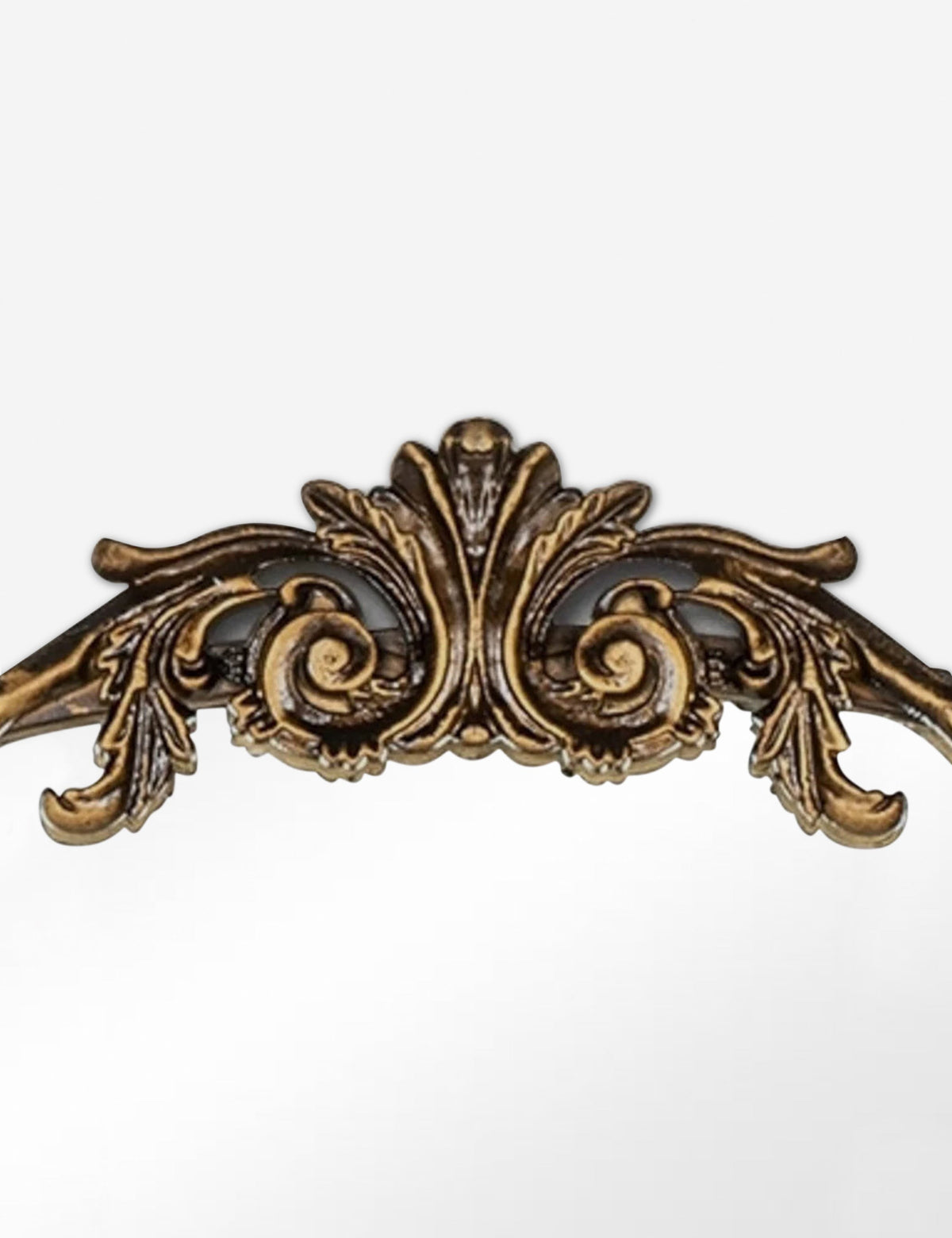 Tulca Ornate Arched Wall Mirror — Gold — product view 4
