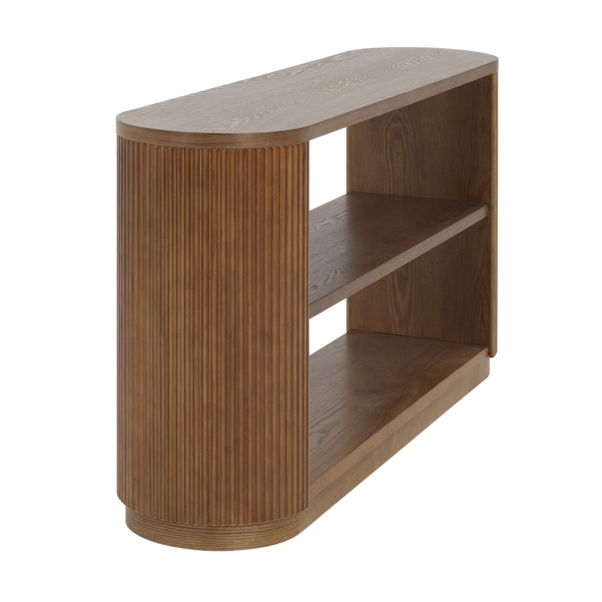 Fluted Entryway Console Table, Brown, 58.9 in. — product view 4