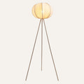 Linen Lantern Shade Tripod Floor Lamp - Boho 65in