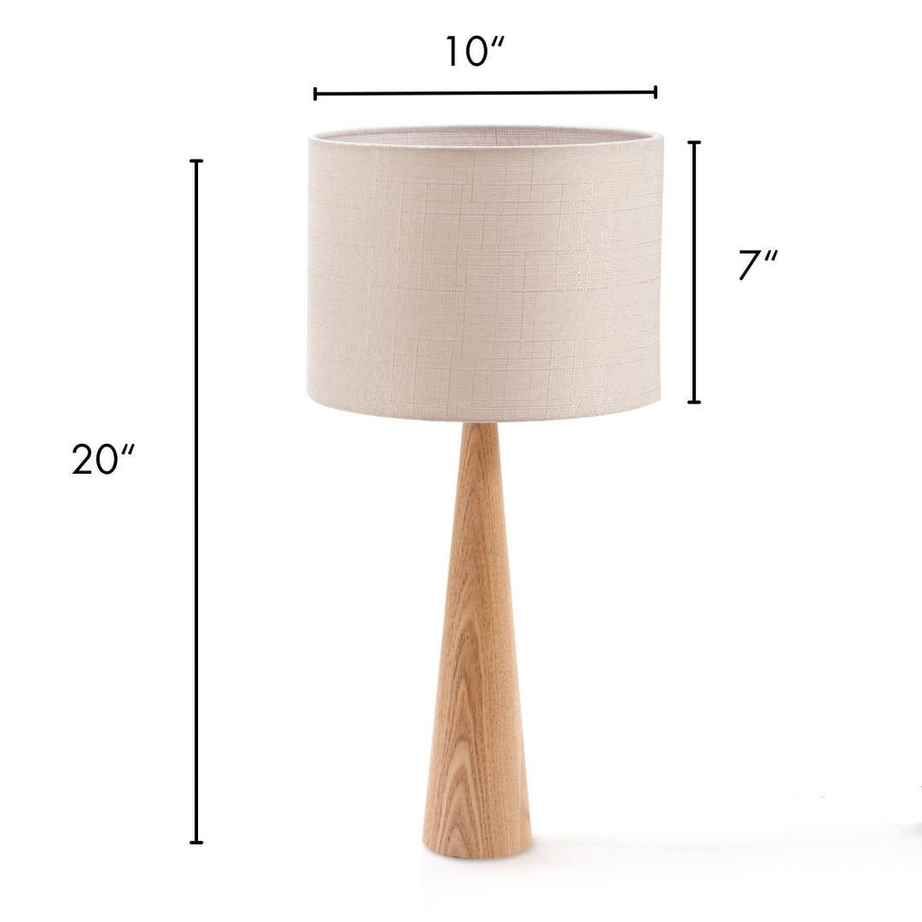 Faunus Solid Wood Table Lamps, Set of 2 — product view 5