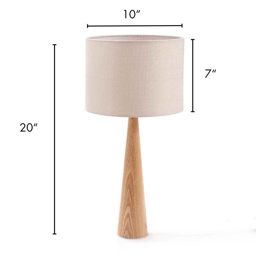 Faunus Solid Wood Table Lamps, Set of 2 — product view 5