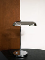 Halo I Chrome Table Lamp with Dimmer, 17.7in — product view 4