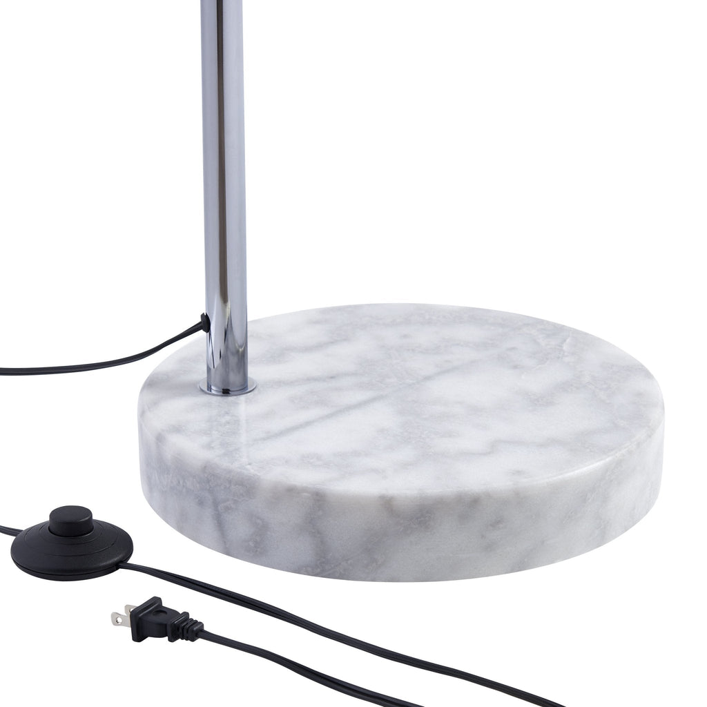 Hana Chrome Arc Floor Lamp, 67in — product view 4