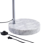 Hana Chrome Arc Floor Lamp, 67in — product view 4