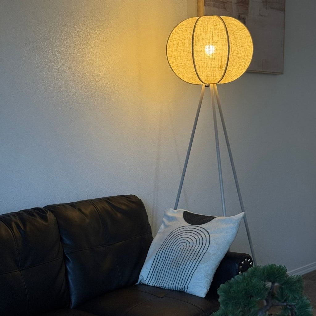 Corey Linen-Blend Tripod Floor Lamp, 65.75in — product view 2