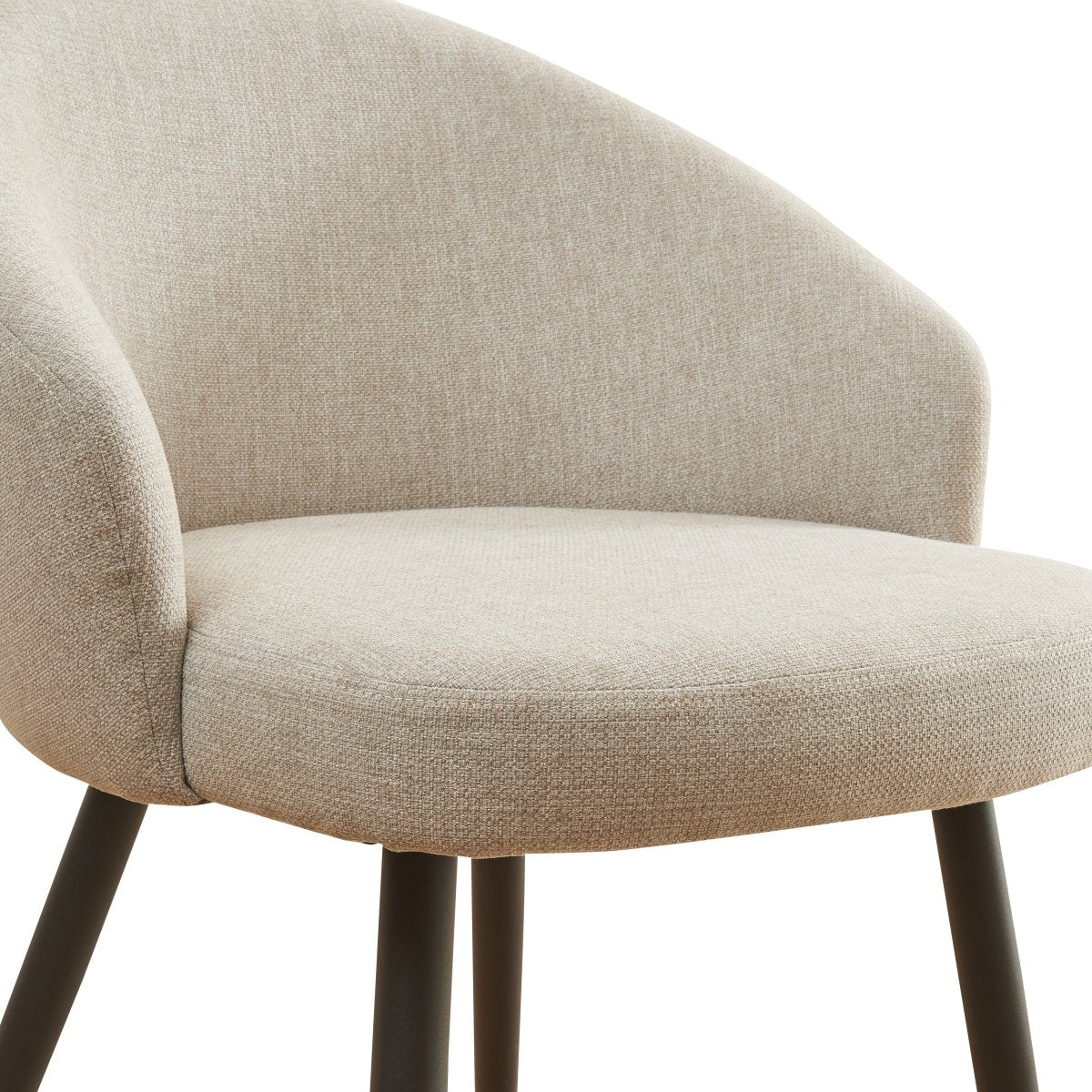 Sereni Upholstered Dining Chairs, Sand, Set of 2 — product view 5