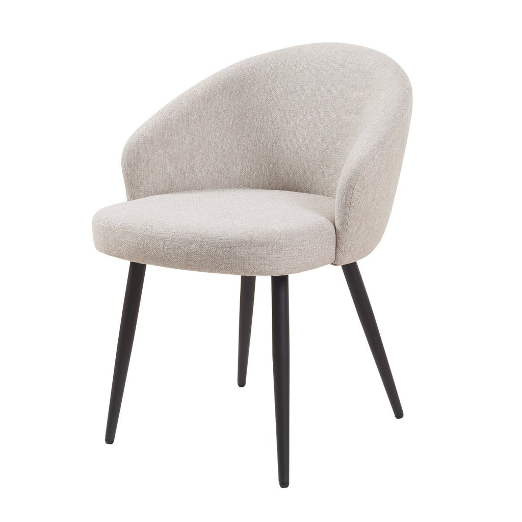 Sereni Upholstered Dining Chairs, Sand, Set of 2 — product view 4